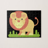 oerwoud leeuwpuzzel legpuzzel (Horizontaal)