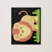 oerwoud leeuwpuzzel legpuzzel (Verticaal)