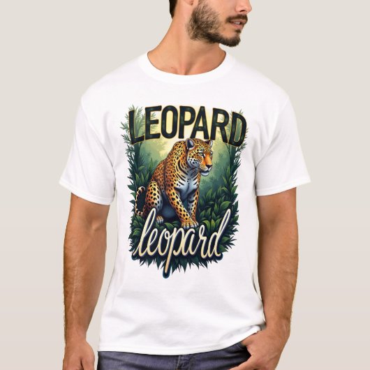 Oerwoud Leopard T-shirt (Voorkant)