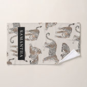 Oerwoud Leopard Wild Animal Pattern Bad Handdoek (Handdoek)
