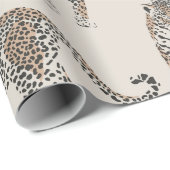 Oerwoud Leopard Wild Animal Pattern Cadeaupapier (Rol Hoek)