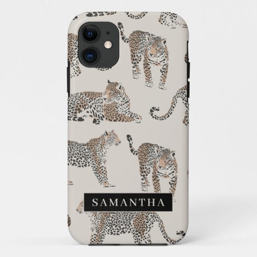 Oerwoud Leopard Wild Animal Pattern Case-Mate iPhone Case (Achterkant)