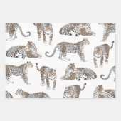 Oerwoud Leopard Wild Animal Pattern Inpakpapier Vel (Voorkant 2)