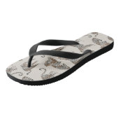 Oerwoud Leopard Wild Animal Pattern Teenslippers (Schuin)