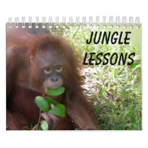 Oerwoud Lessons-kalender voor wilde dieren