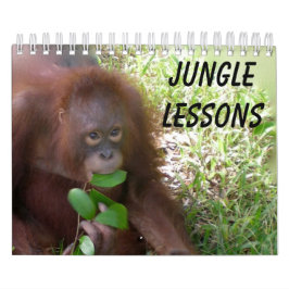 Oerwoud Lessons-kalender voor wilde dieren Kalender
