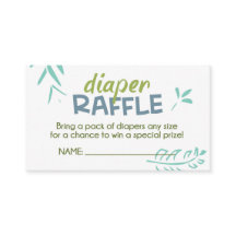 Oerwoud Luier Raffle Ticket