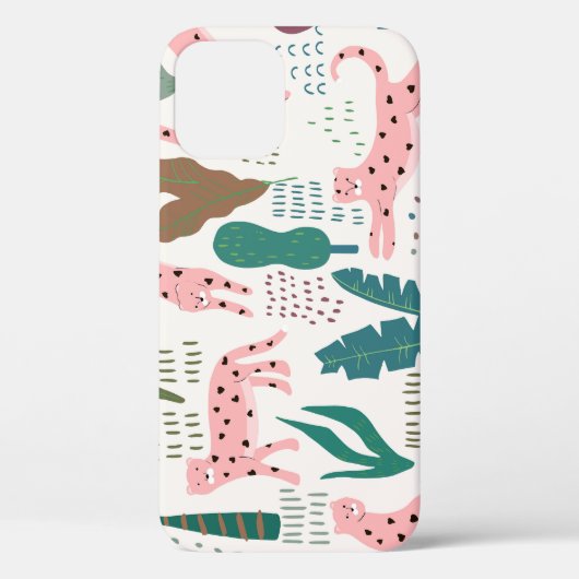 Oerwoud, luipaardprint, . Case-Mate iPhone case (Achterkant)
