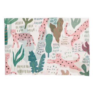 Oerwoud, luipaardprint, . kussensloop