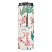 Oerwoud, luipaardprint, . thermosbeker (Achterkant)