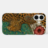 Oerwoud Majesteit: Leopard & Natuur Collage Case-Mate iPhone Case (Achterkant (horizontaal))