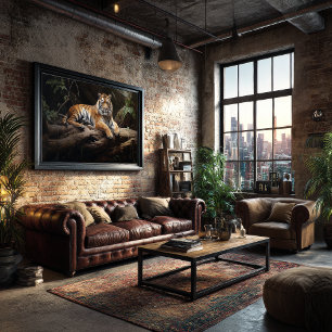 Oerwoud Monarch: tijgerportret Poster