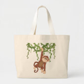 Oerwoud Monkey canvas tas (Voorkant)