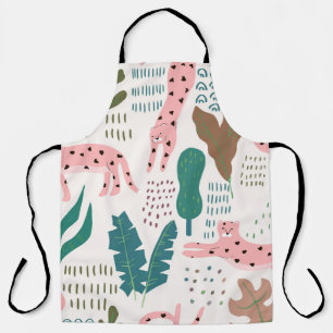 Oerwoud naadloos patroon schort