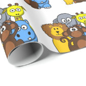 Oerwoud- of dierentuin cadeaupapier (Rol Hoek)