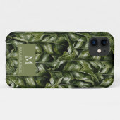 Oerwoud palmbladeren regenwoud bloemen groen Case-Mate iPhone case (Achterkant (horizontaal))