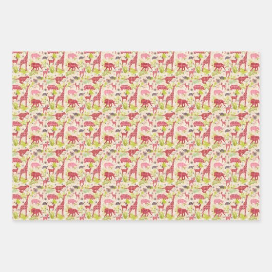 Oerwoud Paradise Inpakpapier Vel (Voorkant 2)