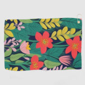 Oerwoud patroon golfhanddoek (Horizontaal)