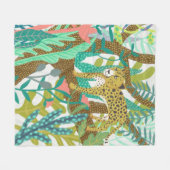 Oerwoud Roar - Cheetah Fleece Deken (Voorkant (Horizontaal))