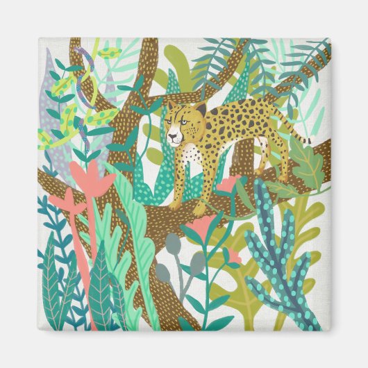 Oerwoud Roar - Cheetah Magneet (Voorkant)