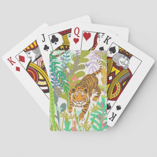 Oerwoud Roar - Tiger Pokerkaarten (Achterkant)