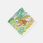 Oerwoud Roar - Tiger Servet (Hoek)