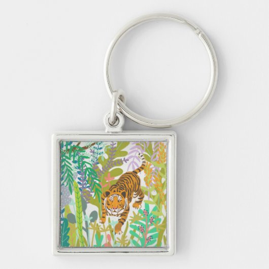 Oerwoud Roar - Tiger Sleutelhanger (Voorkant)