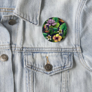 Oerwoud Ronde Button 5,7 Cm