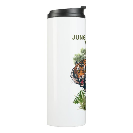 Oerwoud Royalty-vibes Thermosbeker (Gedraaid links)