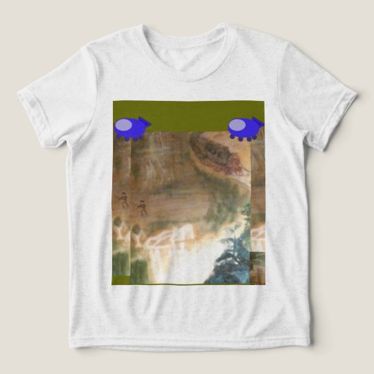 Oerwoud ruimteschip T-shirt (Design voorkant)