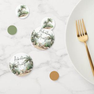 Oerwoud Safari Animals Adventure wacht op tafel Confetti