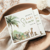 Oerwoud Safari Animals Baby shower servetten