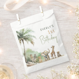 Oerwoud Safari Animals Kids Verjaardagsfeest Bedankzakje
