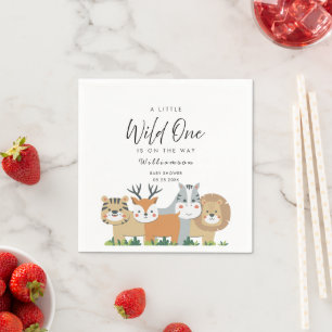 Oerwoud Safari Baby shower Servet