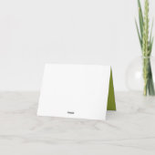 Oerwoud Safari Dank u kaarten (Achterkant)