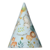 Oerwoud safari dieren schattige peuterjarige verja feesthoedjes (Rechts)