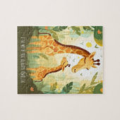 Oerwoud Safari Giraffe Legpuzzel (Horizontaal)