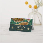 Oerwoud Safari Green Glitter Wedding (Achterkant)