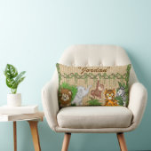Oerwoud Safari Kind: Decoratieve piloot Kussen (Stoel)