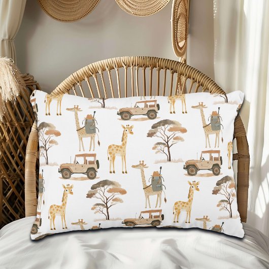 Oerwoud Safari met Giraffes Nursery Pattern Accent Kussen
