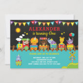 Oerwoud Safari Wilde Dieren op trein 1 oktober Kaart (Voorkant)