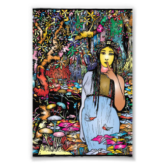 Oerwoud schoonheid foto afdruk