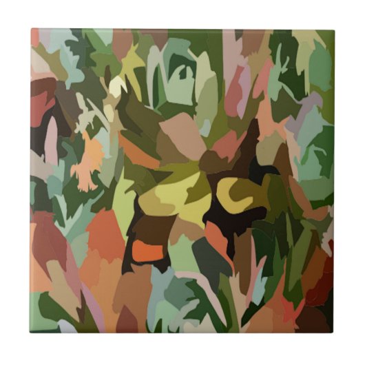 Oerwoud Scrabble Tegeltje (Voorkant)