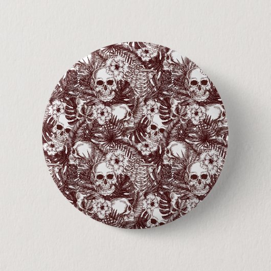 Oerwoud Skulls Button (Voorkant)