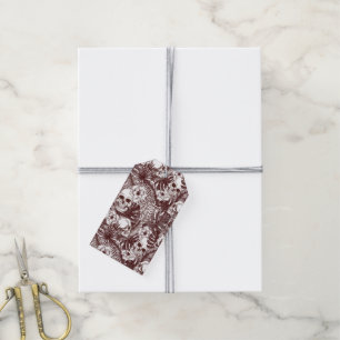 Oerwoud Skulls Gift Labels Cadeaulabel