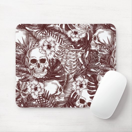 Oerwoud Skulls Mousepad Muismat (Met muis)