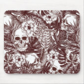Oerwoud Skulls Mousepad Muismat (Voorkant)