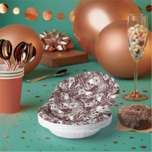 Oerwoud Skulls Paper Bowls Papieren Kommen