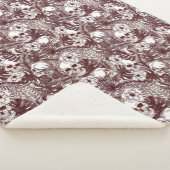 Oerwoud Skulls Sherpa Blanket Sherpa Deken (3/4)