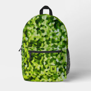Oerwoud snake digitale camo futuristisch bedrukte rugzak